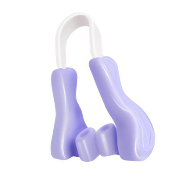 Nose Bridge Shaper Lifting Uträtning Mjuk silikon Nose Bridge Corrector Device for Night Purple