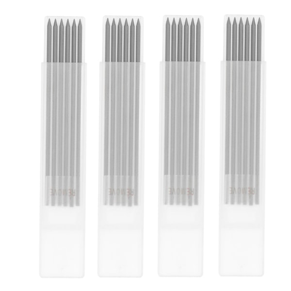 Puusepän lyijykynän täyttö 2,8 mm HB set puuntyöstöön musta grafiitti 24 kpl 24Pcs