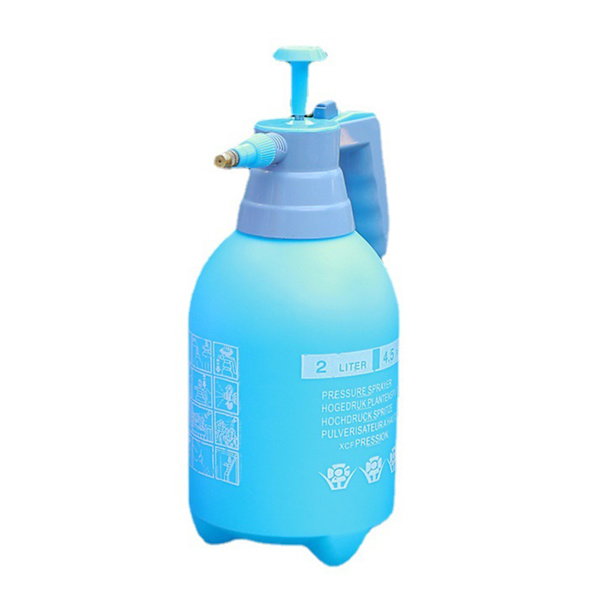 2L sprayflaska plastbevattningskruka Hög lufttrycksförtjockad vattenspruta för GardenBlue
