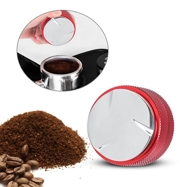 51mm Kaffekontakt i Rostfritt Stål med Halkskydd för Kommersiellt Användande, 3 Vinklade Sluttande Botten
