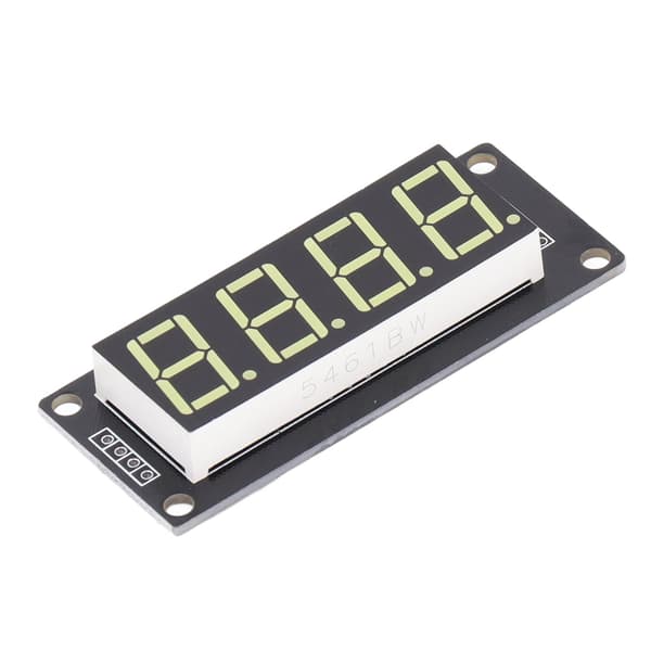 4 kpl LED-segmenttinäyttömoduuli 4 bittiä 7 segmenttiä piirilevykellomoduuli 0,56 tuumaa MRA172C valkoinen