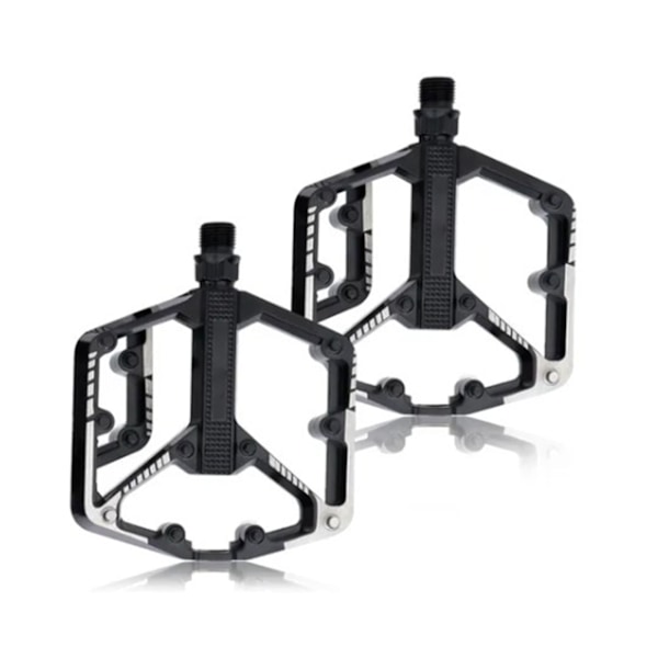 2pcs Bike Pedals Universal Large Area Hollow Aluminum Alloy Bike Pedals Accessories for Mountain Bike Road Bike