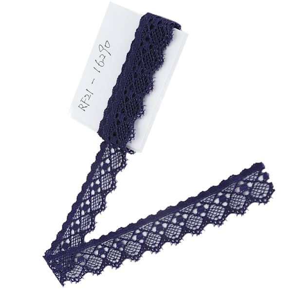 Spetsband Klädtillbehör Dekorera Hantverk DIY Material 10 Yard 2cm Bredd Mörkblå