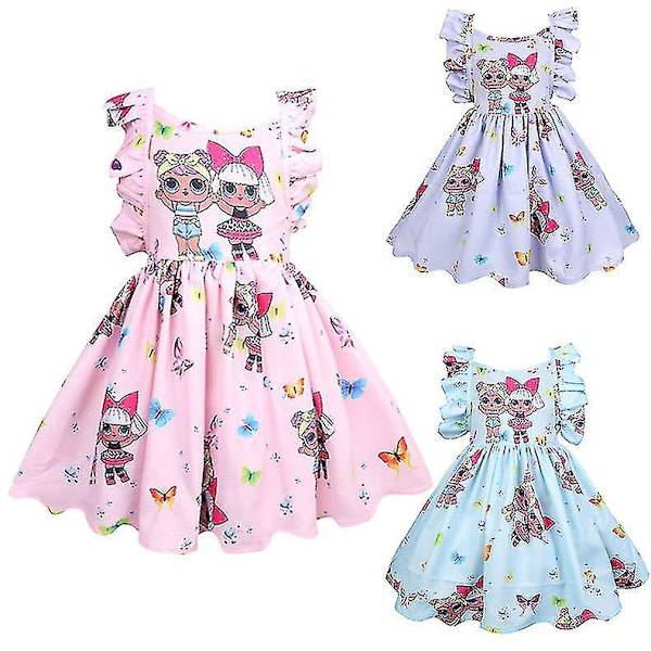 Lol Surprise Doll Purple Girls Dress 5T