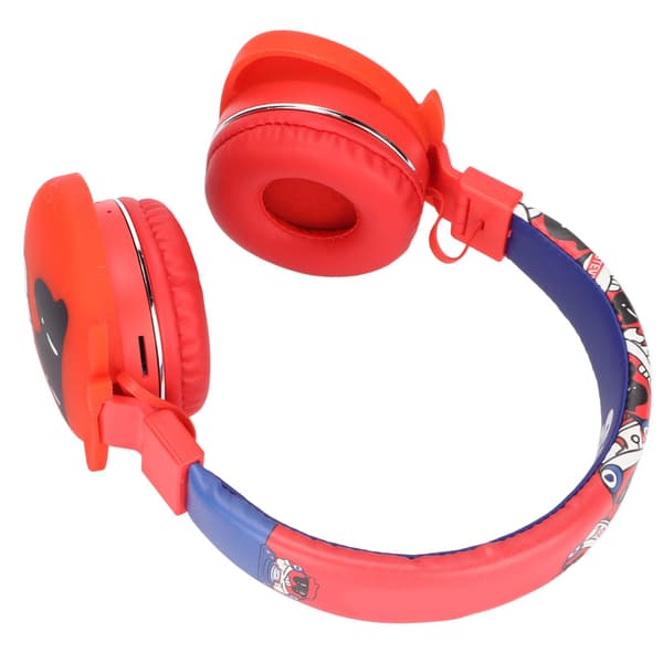 Barnens BT-tecknade hörlurar stöder minneskort LINEIN Barnheadset för mobiltelefon surfplatta PC bärbar dator