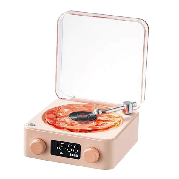 Vinyl Skivspelare Söt Vintage Sömnhjälp Högtalare för Vuxna Vänner--