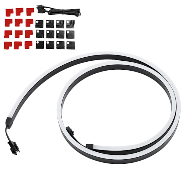 M1 Lysstripe ARGB Datamaskinveske Dekorasjon LED-stripe DIY Datatilbehør