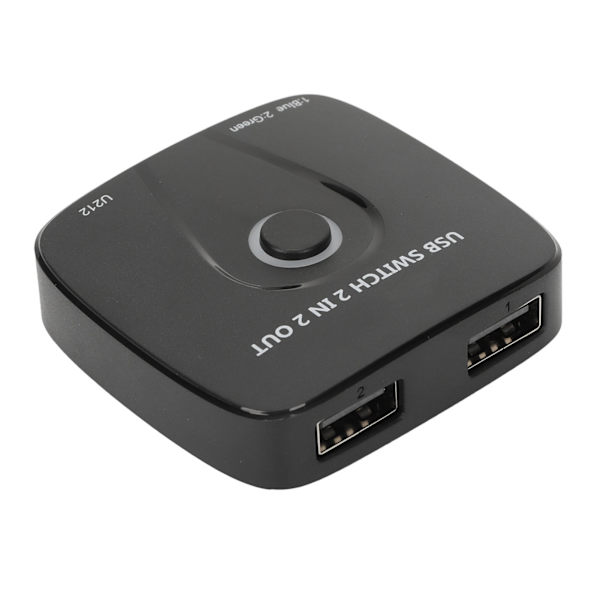 2 ind 2 ud USB-switch, driverfri, problemfri switch USB 2.0 periferisk switcher-boks-hub til computere, smart-tv'er, tastatur