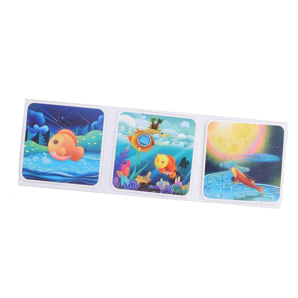 Magnetiskt pussel för barn Förbättrar observationsförmågan Bärbart tecknat pussel för presenter över 3 år