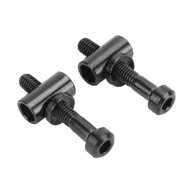 2 st RISK Cykelsadelstolpsskruv i titanlegering M5x30mm Balans Sadelstolpe Sadelrör Fixeringsskruv Svart