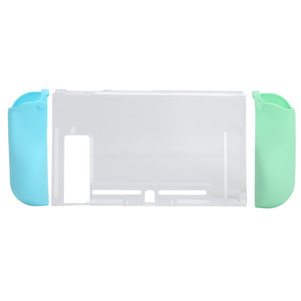 Delat skyddsfodral med PC-skal för Switch Console Protector Case Tillbehör