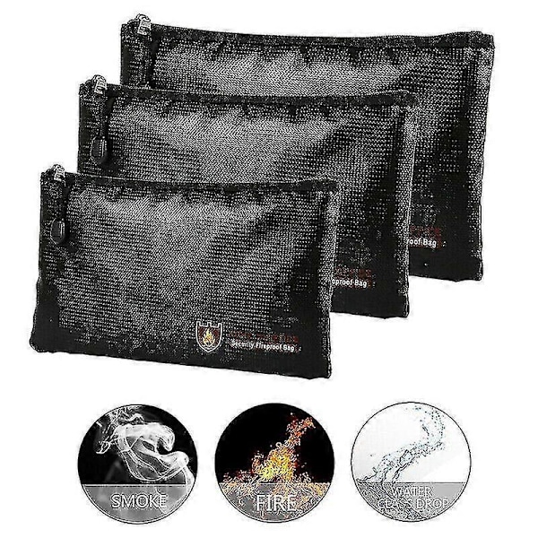 Brandsäker Dokumentväska Pengabox Vattentät - 27 * 17 cm 34CMx25CM