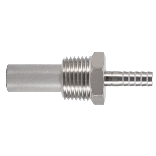 1/2\" MPT Oxygensten 1/4' Barb Inline Karbonering Beluftning Hjemmebryggersten (0,5 Mikron)