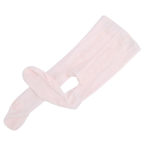 Baby Strumpbyxor Leggings Bomull Mjuk Andas Varm Strumpor Småbarn Strumpbyxor Halkfri (Ljusrosa)