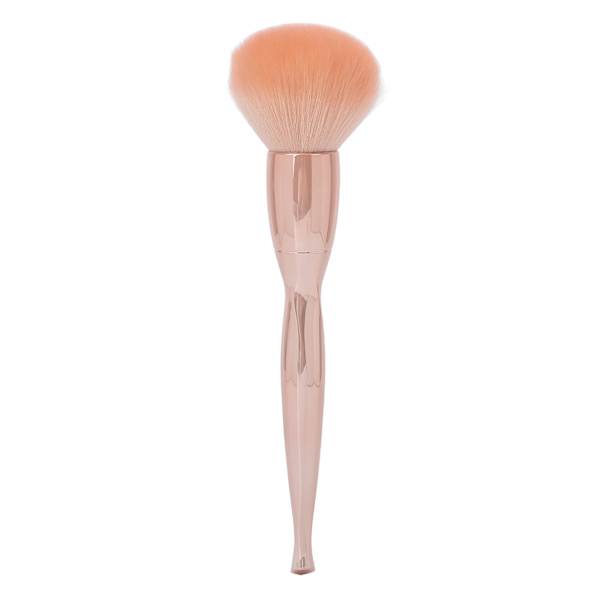 Lös pulverborste Mjuk borste Hår Komfortabelt grepp Makeupborstar Verktygsplätering Hudfärg