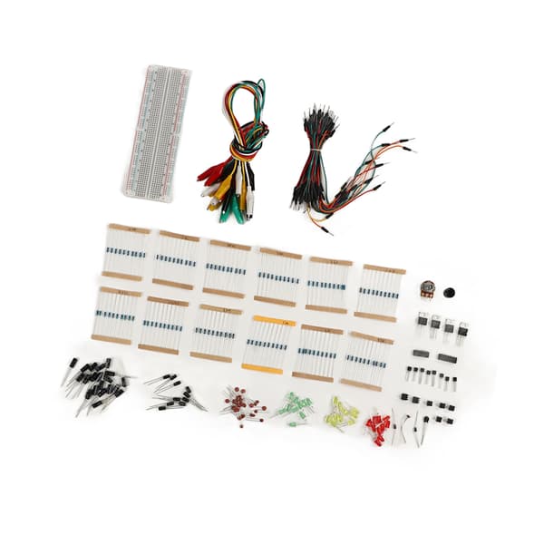 Elektronisk Komponent Sortiment Roligt Kit Kopplingsdäck Summer Diod Kondensator Motstånd