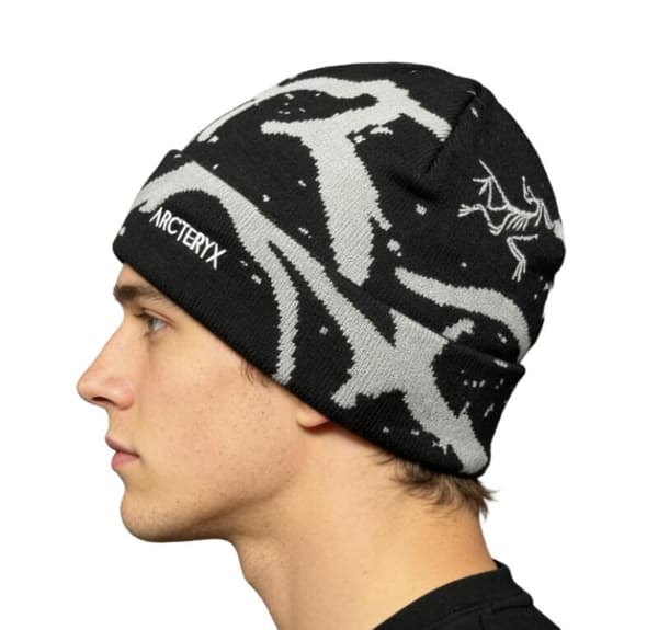Arc'teryx Grotto Jacquard Strikket Hue Uldhat - Sort Black