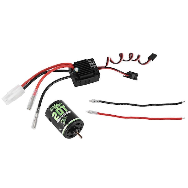 540 Børstemotor 20T med 1060 Børstet ESC 60A 2-3S til RC 1/10 Bil