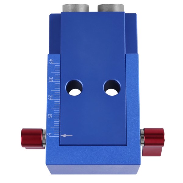 Pocket Hole Borr Jigg Kit Träbearbetning Snedställd Borrguide Set Positioner Locator Verktyg