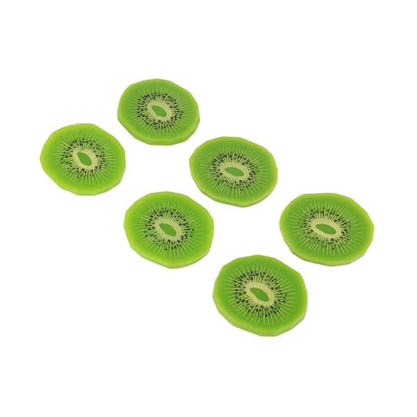 Simulerte Fruktskiver Jordbær Kiwi Vannmelon Skiver Simulerte Isbiter Fruktutstilling