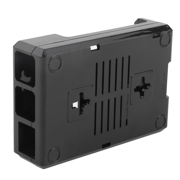 Kuori suojaava himmeä laatikkokotelo ABS Raspberry Pi 3B 3B+ D-tyyli ruuveilla (musta)