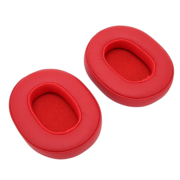 Protein Leather Replacement Øreputer for Skullcandy Crusher 3.0 Trådløs Hesh3 Øreputer Reparasjonsdeler Rød
