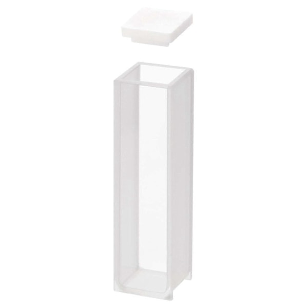 Quartz Cuvette, Spektrofotometer Cuvetter 10 mm Lysvej, 45 mm Højde, 3,5 ML Kapacitet - 2 STK