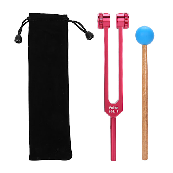 194.18 Stämgaffelljud i aluminiumlegering med hammarljud Healing Therapy Tool Set