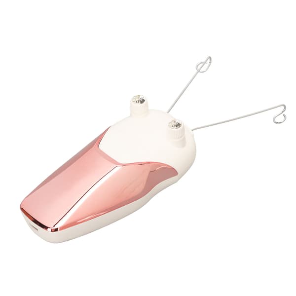 Threading Elektrisk Epilator LED Belysning USB Opladning Multifunktionel Elektrisk Bomuldstråd Epilator Pink