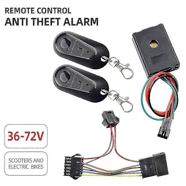 36v-72v Elcykel Alarm E Cykel Fjärrkontroll Elektrisk Scooter Stöldskydd Ersättning För Xiaomi M365/1s/m365 Pro