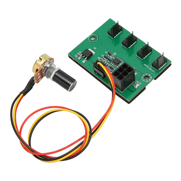 4 Pin Fläkt Adapter 2 Pin 3 Pin 4 Way 6Pin 12V Power Plug and Play PC Chassi Kylfläkt Hub för PC Fläkt