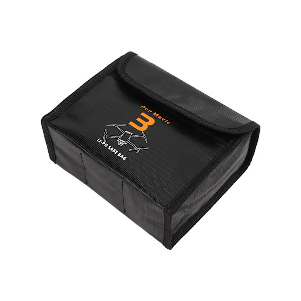 Batterisikker pose eksplosionssikker 3 batterier stor opbevaringskapacitet pose til DJI Mavic 3 UAV