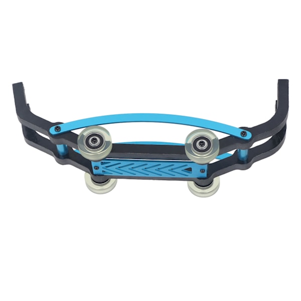 Koottu Wheelie Bar Alumiiniseos Nylon Wheelie Bar Varaosat MJX 1/16 16208 16210 16207 RC Auto Sininen