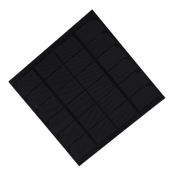 Bærbar 3W 6V Monokrystallinsk Silisium Solcellepanel PET Solcellepanel Modul 145x145mm