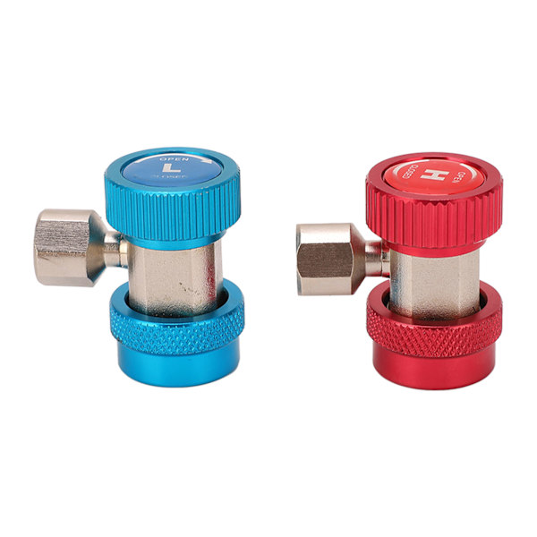 R134a Hurtigkoblingsadaptere Professionelle Justerbare Aircondition Manifold Måler Slange Konverteringssæt 1/4in