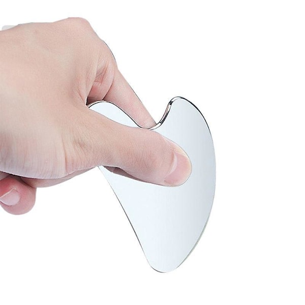 Ansigtsmassage Skraber: Opgraderet Rustfrit Stål Gua Sha Værktøj til Ansigtshudpleje