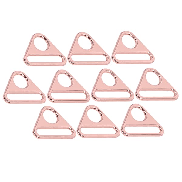 10 stk justerbar spenne 38 mm sinklegeringsmateriale multifunksjonell lett bærbar bagasjetilbehør Rosegull