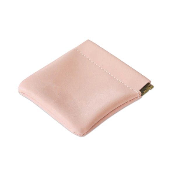 Pink Leather Squeeze Coin Clip - Gave for menn og kvinner (1 stk)