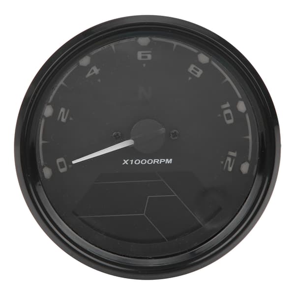 Motorsykkel Speedometer LED Multi-funksjon Digital Indikator Skive Blå Bakgrunnsbelyst DC 12V