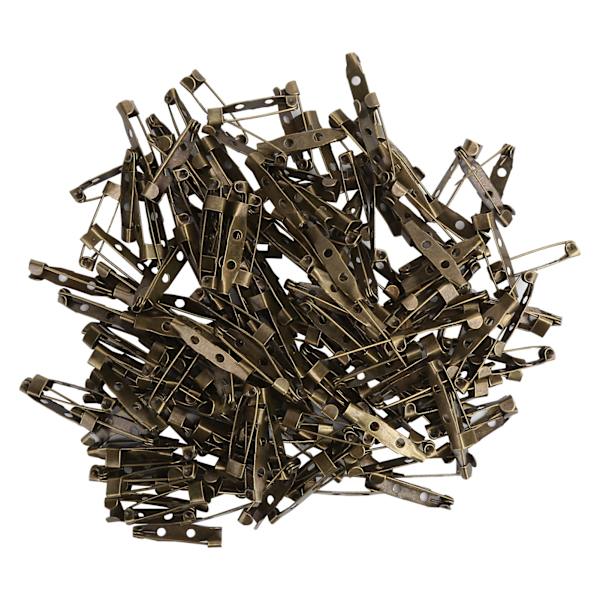 200 kpl turvakiinnittimiä Yksinkertainen Vintage-vaatteiden rintaneula Seosneulat Ompelutarvikkeet DIY-korujen valmistus 3 cm