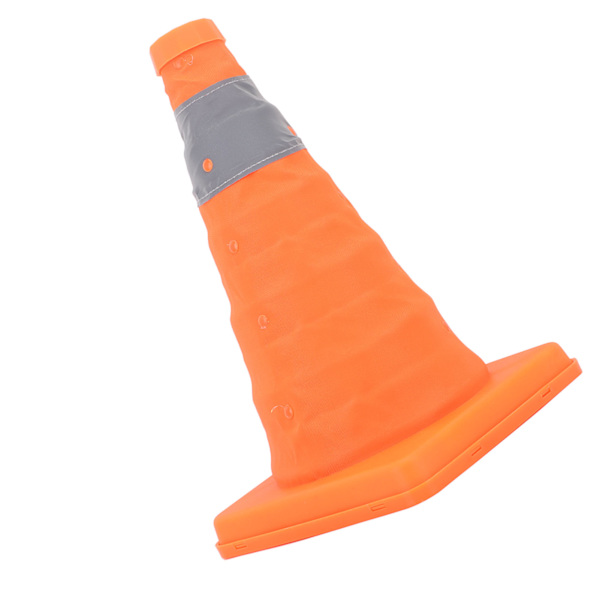 Hopfällbara trafiksäkerhetskoner förstärkt bas hopfällbara hopfällbara reflekterande trafikkoner 30 cm höjd