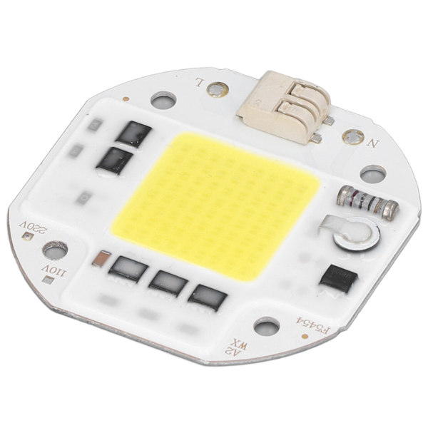 COB Lamp Bead High Power LED Chip Høy lysstyrke Drive Free for DIY Lamp Flomlys Innendørsbelysning 220V100W Kald Hvit 5800K-6500K