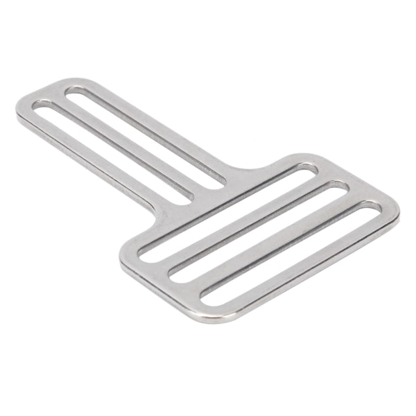 Dykkevektbelteholder i rustfritt stål T-spenne Justerbar vektstroppstopper Slider