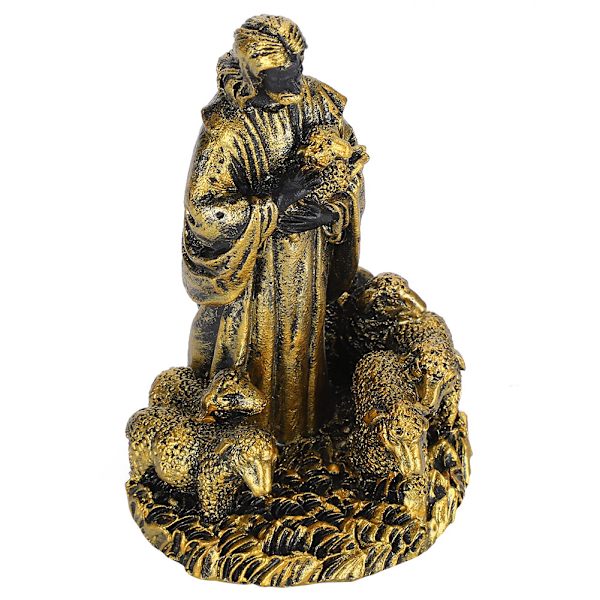 Resin Jesus Statue Ornamenter Religiøse Figurer Håndverk Hjemmekontor Dekorasjon