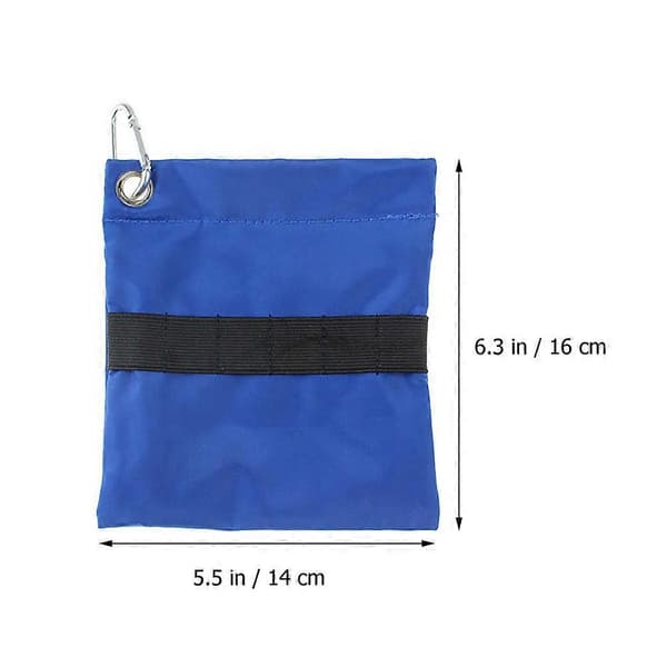 Golf Tee Taske Golf Tee Taljetaske Golfbold Taske Nylon Tee Bold Opbevaringstaske Holder Golfbag