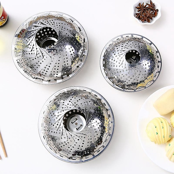Sammenklappelig Dampkurv i Rustfrit Stål til Instant Pot - Damp og Tilbered Med Lethed