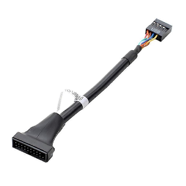 Usb 3.0 19-nastainen uros - naaras Usb 2.0 9-nastainen emolevyn koteloadapterikaapeli