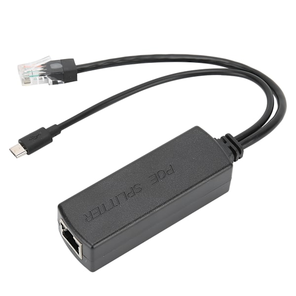 POE Splitter Strømforsyningsmodul USB Standard Isolasjon Separator Kabel 48V til 5V