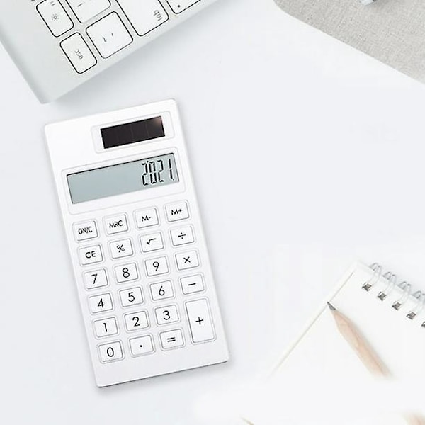 12-i-1 Multifunktionell Desktopkalkylator för Studenter, Kök, Dekoration och Mer