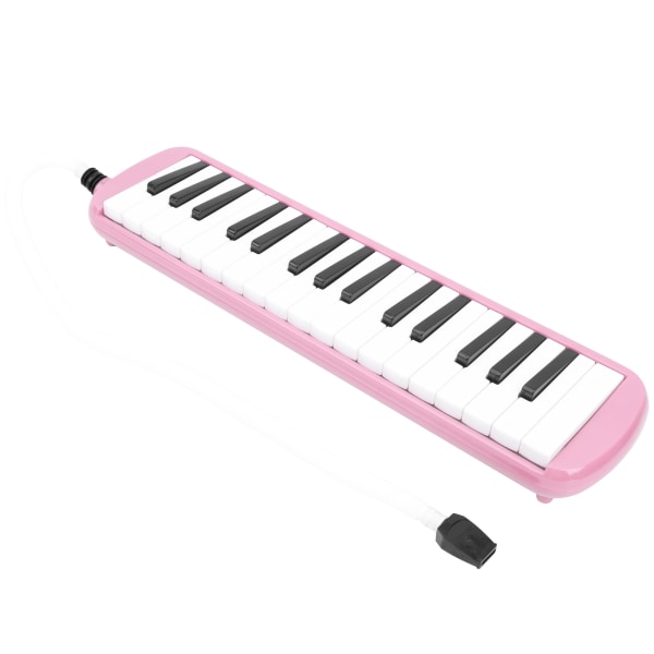 IRIN Melodica 32 Key Wind Musical Instrument Velegnet til Begynder Practice Bag (Pink)